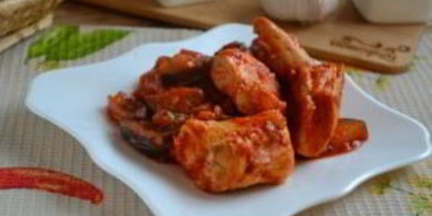 чахохбили с баклажанами