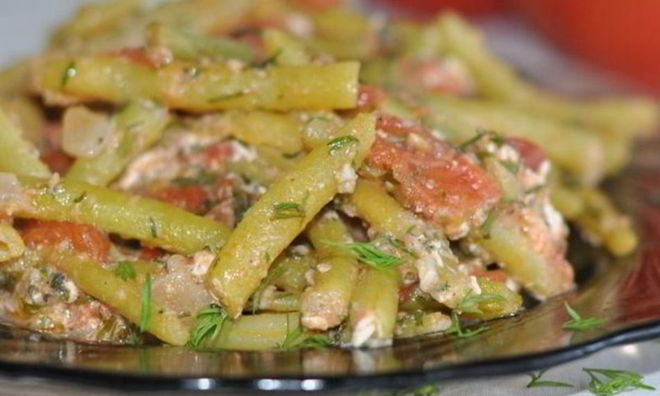 Рецепт чахохбили с фасолью