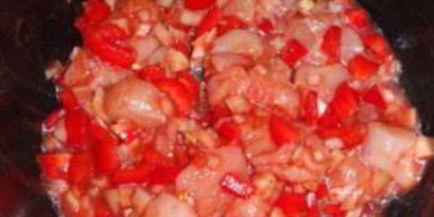 чахохбили с фасолью