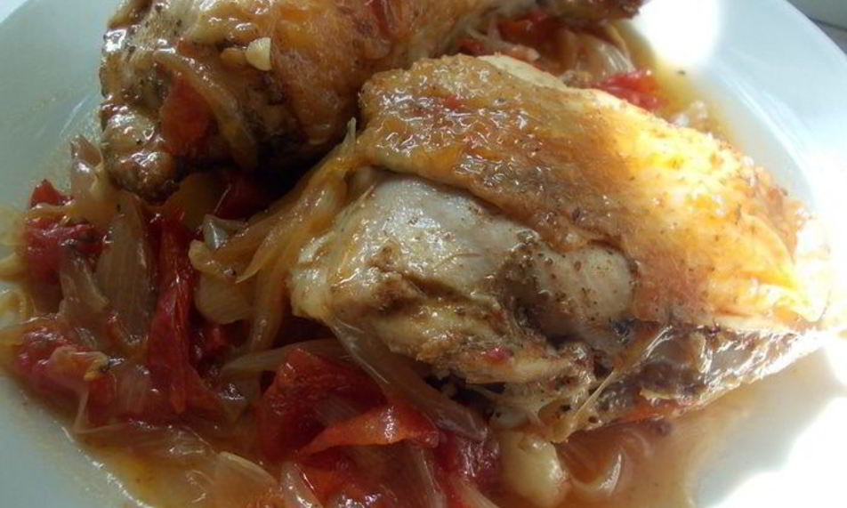 Рецепт курицы по мотивам чахохбили