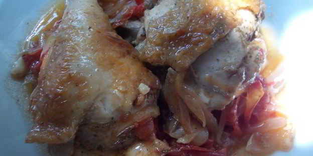 курица по мотивам чахохбили