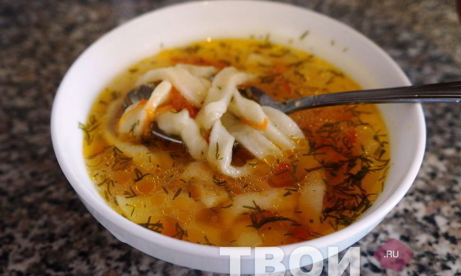 Рецепт домашней лапши