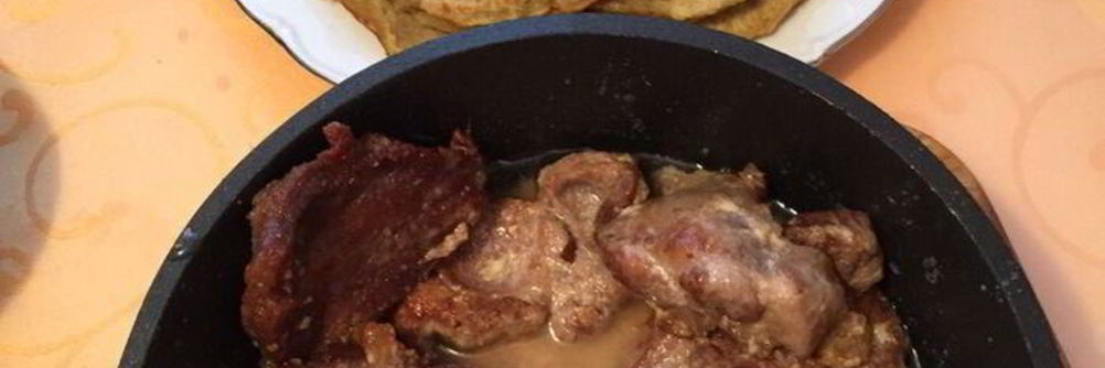 Драник из картофеля со свининой