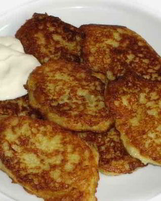 Драники из кабачка с сыром