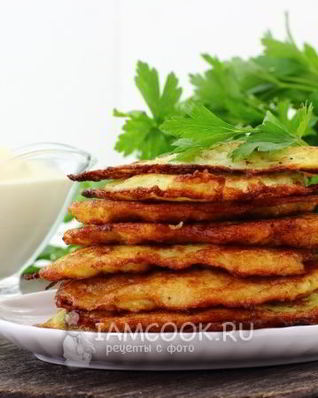 Драники из кабачков и картофеля