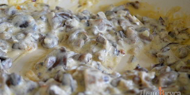 драники из картошки с грибным соусом