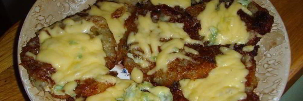 Драники из картошки с сыром