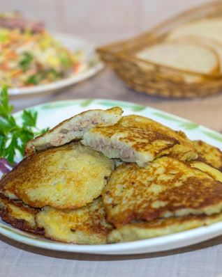 Драники картофельные с фаршем