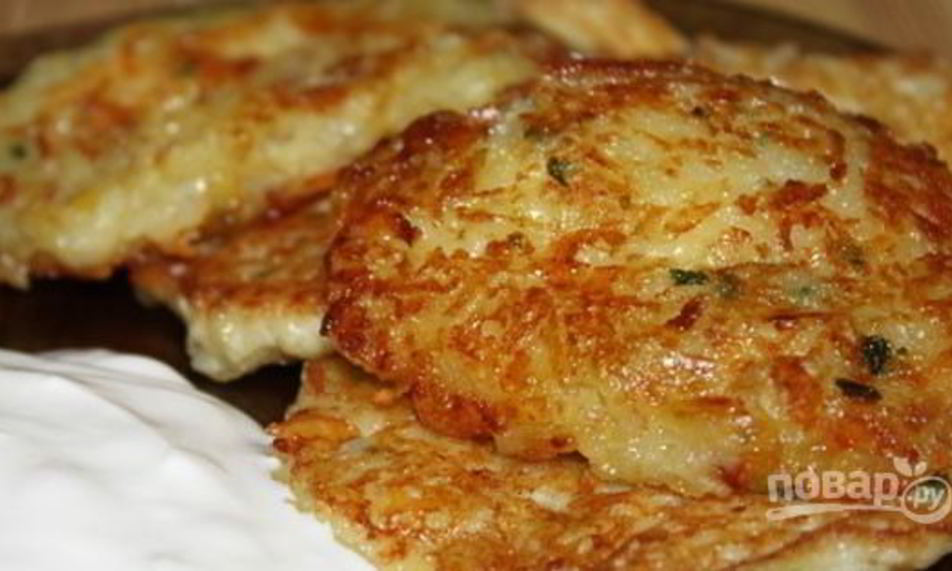 Рецепт драников картофельных с сырома