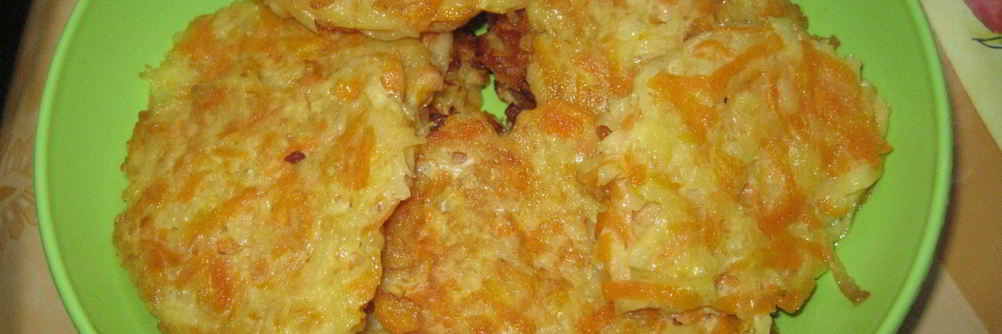 Драники картофельные с тыквой