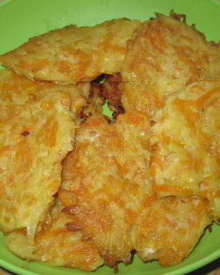 Драники картофельные с тыквой