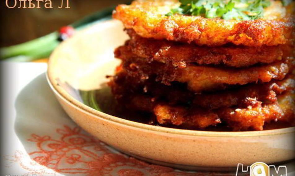 Рецепт драников с чесноком