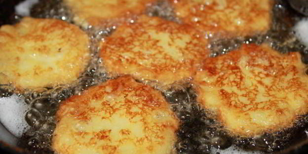 драники с чесноком