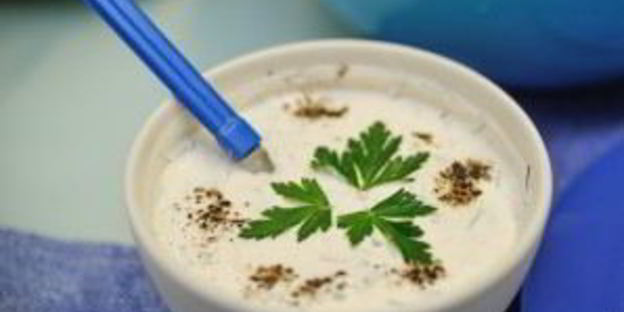 драники с грибным соусом