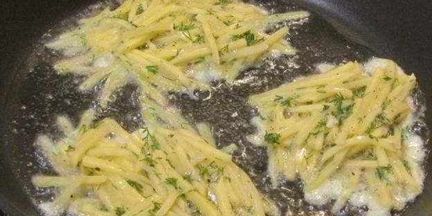 драники с красной икрой