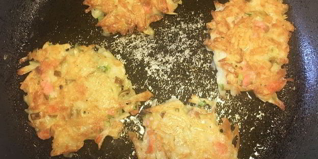 драники с лососем