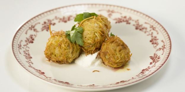 драники с мясной начинкой