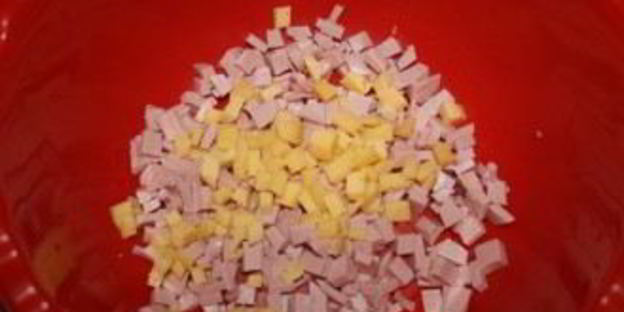 драники с ветчиной