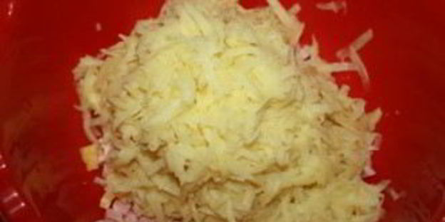 драники с ветчиной