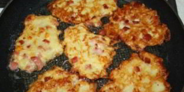 драники с ветчиной