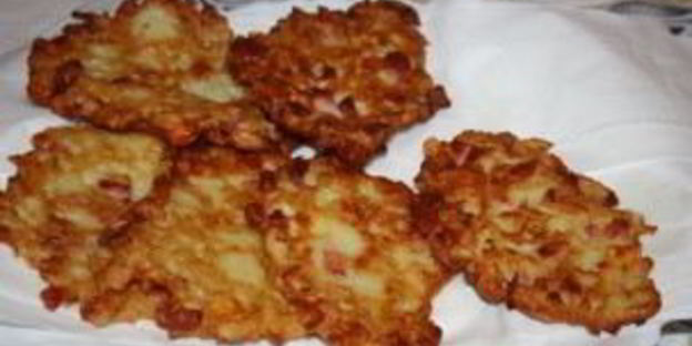 драники с ветчиной