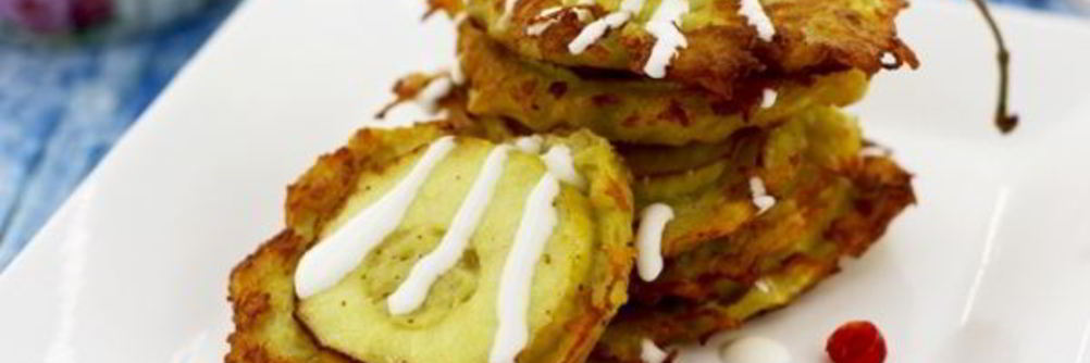 Драники с яблоком