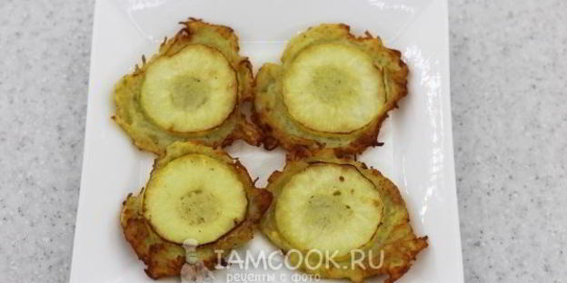 драники с яблоком