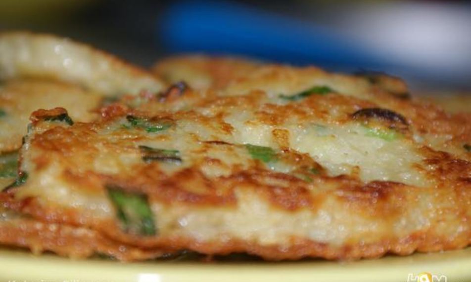 Рецепт драников с зеленым луком