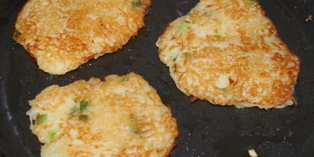 драники с зеленым луком