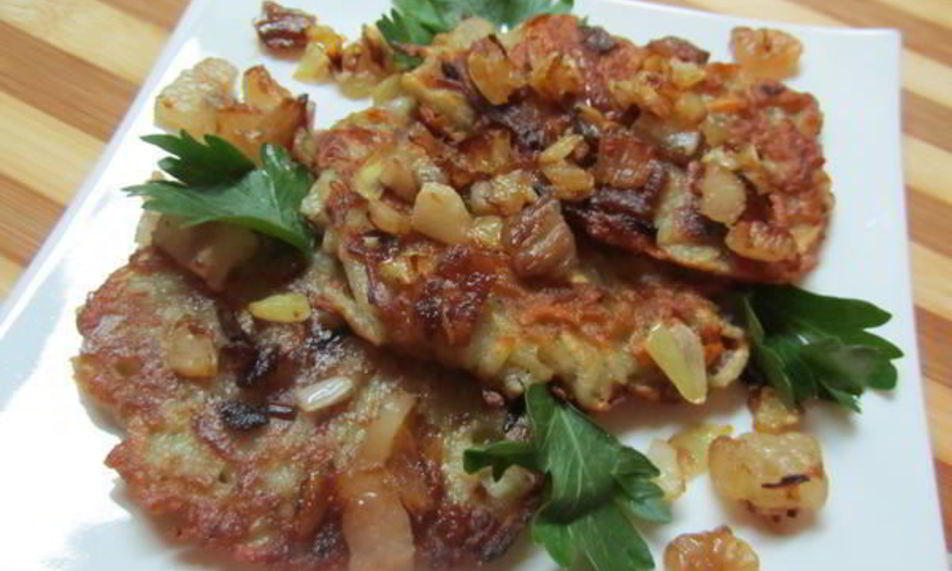 Рецепт драников со шкварками