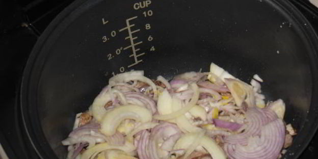 драники тушеные со свиными ребрышками