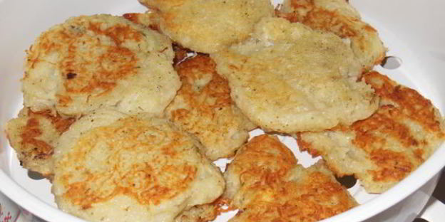 драники тушеные со свиными ребрышками