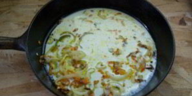 драники в горшочках с мясом