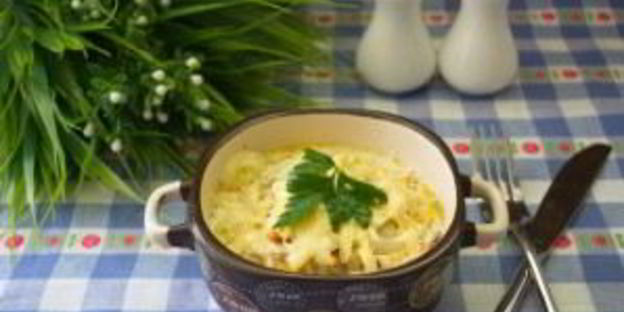 драники в горшочках с мясом