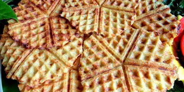 драники в вафельнице