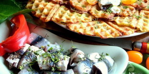 драники в вафельнице