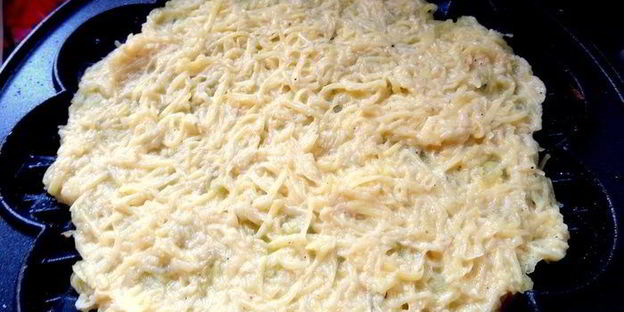 драники в вафельнице