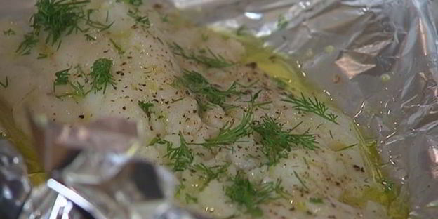 картофельные драники с треской