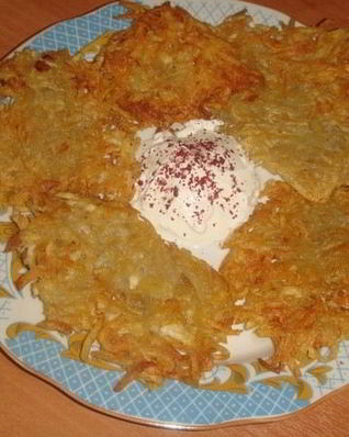 Хрустящие картофельные оладьи-драники