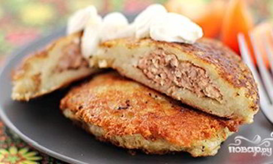 Рецепт колдунов с фаршем