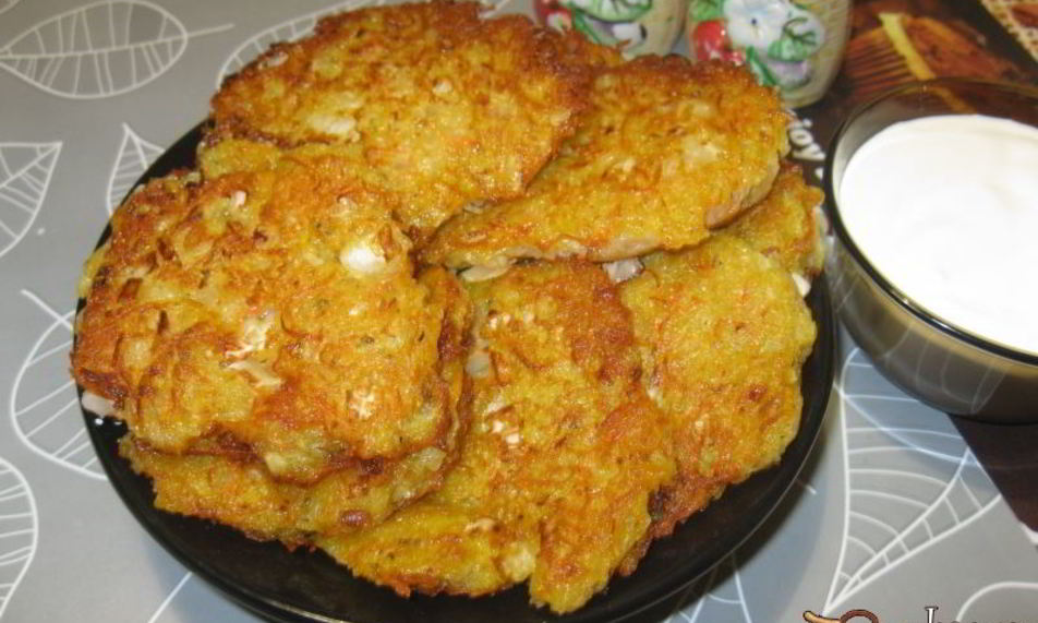 Рецепт овощных драников