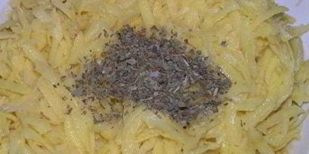 постные драники с базиликом