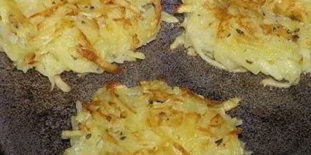 постные драники с базиликом