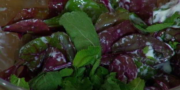 свекольные драники с брынзой