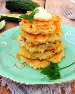 Жареные драники на сковороде