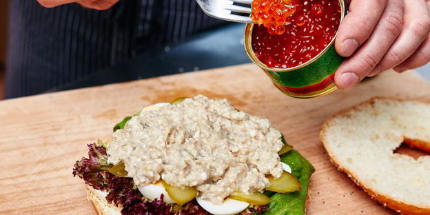 бейгл с форшмаком