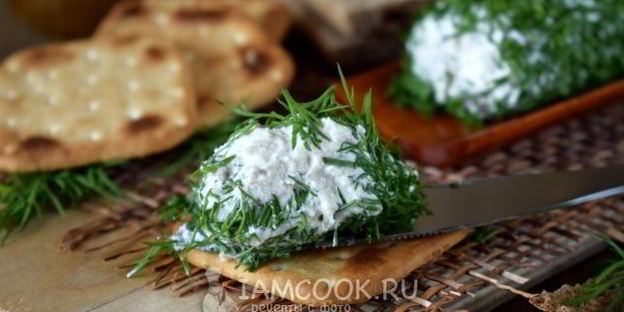 форшмак с творожным сыром