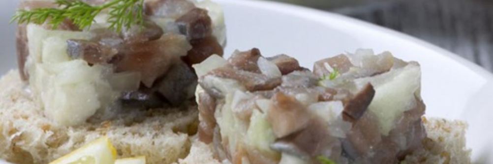 Форшмак с яблоками