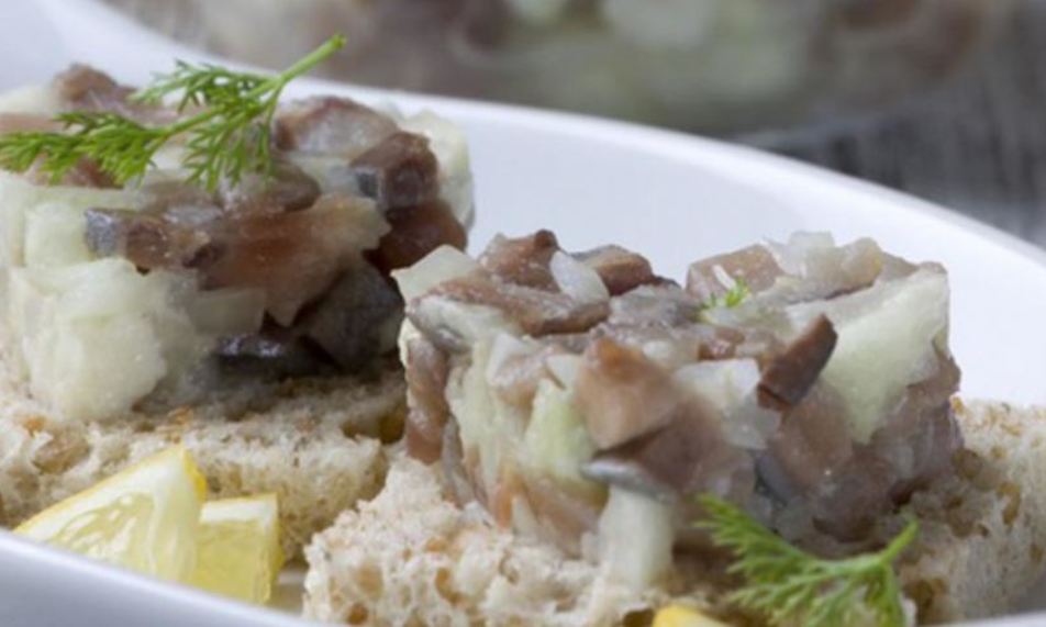 Рецепт форшмака с яблоками