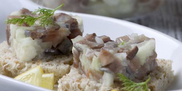 форшмак с яблоками